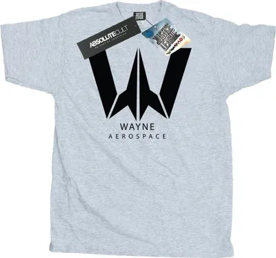 Produktbild von DC Comics - "Justice League Wayne Aerospace" T-Shirt für Herren BI31963 (XXL) (Grau)