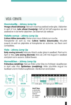 Produktbild von Samen - HORNVEILCHEN 'JOHNY JUMP UP'