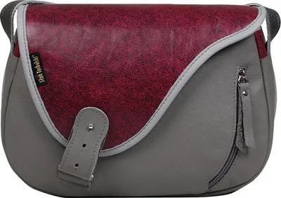 Produktbild von aschviolette Damen-Umhängetasche aus Leder Mouse