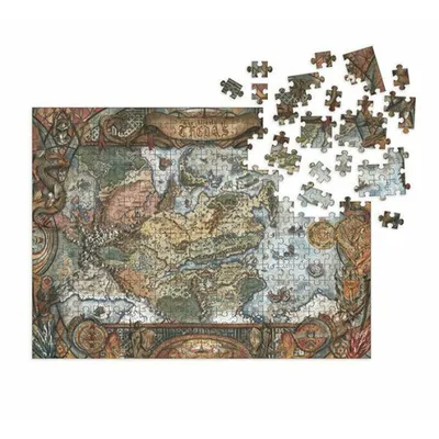 Produktbild von Dragon Age Puzzle World of Thedas Map (1000 Teile)