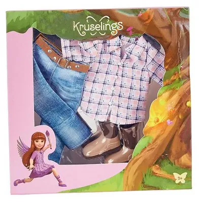 Produktbild von Cowgirl-Outfit Teenager-Puppen-Kleidungsset 4-teilig