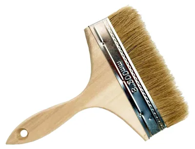 Produktbild von XXL Flachpinsel 200mm - Ideal für Große Flächen, Kompatibel mit Öl, Lack, Acryl, Kreidefarbe, Für Außenholz und Mehr