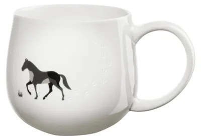 Produktbild von ASA Henkelbecher, Horse MAGU D. 10,2 cm, H. 9,5 cm, 0,4 l.