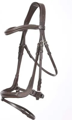 Image de Kavalkade Bridon Ivy combiné anglais marron demi-sang