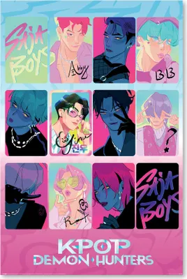 Produktbild von KPop Demon Hunters Poster Saja Boys, Light and Dark 61 x 91,5 cm