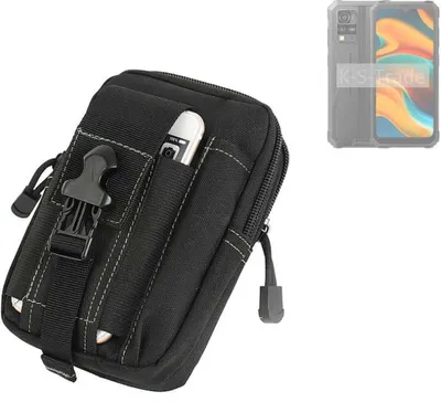 Produktbild von K-S-Trade Gürtel Tasche kompatibel mit Blackview BV4800 Gürteltasche Holster Schutz Hülle Handy Hülle Smartphone outdoor Handy-Hülle schwarz