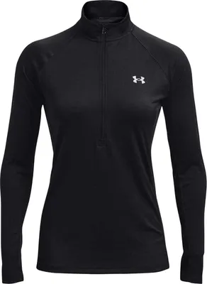 Image de Under Armour - Haut "Tech" pour femmes, avec demi-zip GT7950 (32-34 EU) (Noir)
