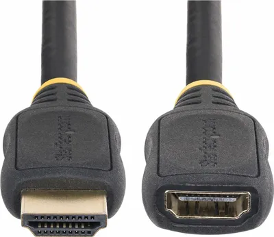 Obrázek produktu pro StarTech.com HD2MF18INL, 0,5 m, HDMI Typ A (standardní), HDMI Typ A (standardní), Audio Return Channel (ARC), Černá