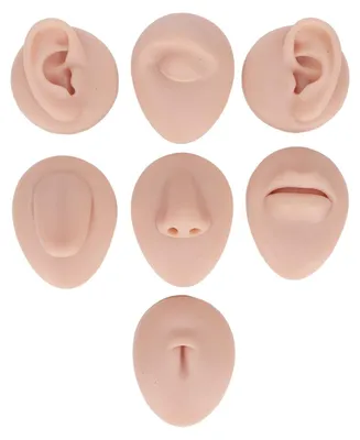 Immagine prodotto di Modello di pratica per piercing in silicone flessibile