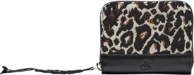Produktbild von SCOTCH & SODA Kartenetui Jaquard Wallet Leopard mehrfarbig