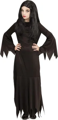 Productafbeelding van Gothic Kinderkostuum Heks of Tovenares voor Carnaval en Halloween