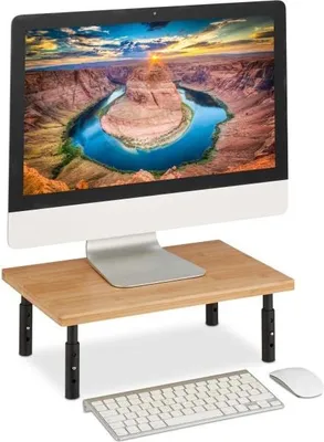 Zdjęcie produktu dla Stojak na monitor z regulacją wysokości