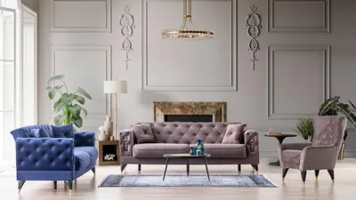 Produktbild von Sofagarnitur 3+3+1 Sitzer Stilvoller Komfort Polstergarnitur Couchgarnitur