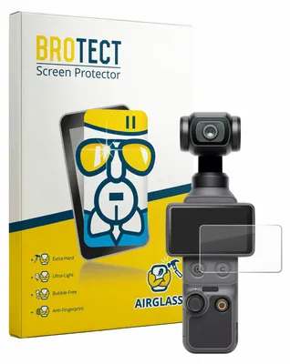 Produktbild von BROTECT Schutzglas für DJI Osmo Pocket 4 Schutzfolie Panzer Folie Glas Display Schutz klar