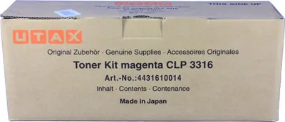 Produktbild von Utax 4431610014 Tonerkartusche Magenta für Utax CLP 3316