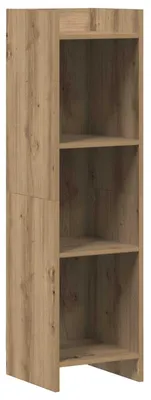 Obrázok produktu pre vidaXL Knihovňa, 3 úrovne, 30 x 30 x 111 cm, drevotrieska
