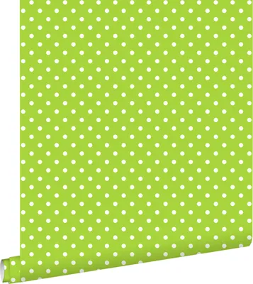 Produktbild von ESTAhome Tapete Punkte Lindgrün - 115743 - 53 cm x 10,05 m