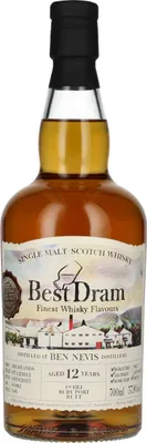 Produktbild von Best Dram 12 Years Old Ben Nevis 1st Fill Ruby Port Butt Single Malt #1982 2012 57,8% Vol. 0,7l