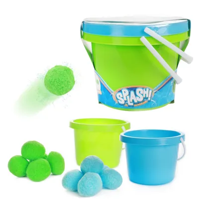 Produktbild von Splash wiederverwendbare Wasserbomben mit 2 Eimern und 10 Bällen