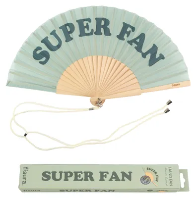 Productafbeelding van FISURA - Oorspronkelijke handspiegels met de boodschap "Superfan". Modern en grappig