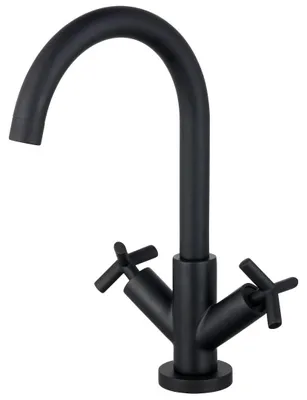 Image de Essekross mélangeur évier noir mat Essebagno