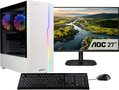 Produktbild von CAPTIVA Power Starter R86-107 TFT Bundle, 3,8 GHz, AMD Ryzen™ 7, 5700G, 32 GB, 1 TB, Windows 11 Home