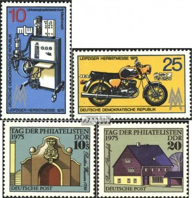 Produktbild von Briefmarken DDR 1975 Mi 2076-2077,2094-2095 (kompl.Ausg.) postfrisch Leipziger Herbstmesse