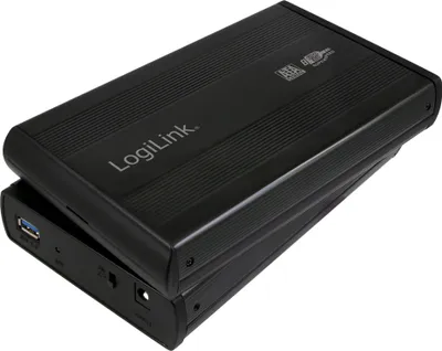 Immagine prodotto di Alloggiamento per disco rigido SATA da 3,5" LogiLink, USB 3.0, nero