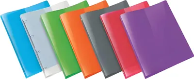 Produktbild von Viquel 020983, A4, Polypropylen (PP), Blau, Grün, Grau, Rot, Transparent, Violett, 100 Blätter, 210 mm, 297 mm