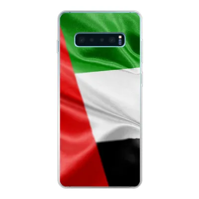Produktbild von MuchoWow® Handyhülle Schutzhülle Hülle für Samsung Galaxy S10 Plus Die Flagge der Vereinigten Arabischen Emirate Silikon Softcase Handy Hülle - Schutzhülle