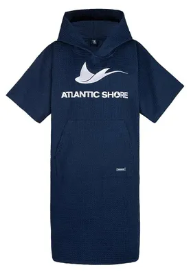 Imagen del producto de Poncho de viaje de waffle, azul marino