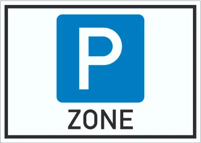 Produktbild von Parkzone Symbol Aufkleber A9 (37x52mm)