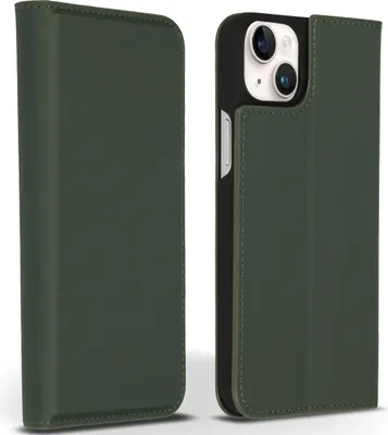 Zdjęcie produktu dla Accezz Premium Leather Slim Bookcase dla Apple iPhone 14 Plus - Zielony