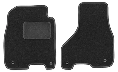 Productafbeelding van Velours voormatten voor Dodge RAM DS DJ 1500 2012-2020 – 2-delig, grafiet, op maat – Wielganizator LUX