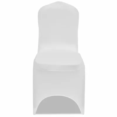 Produktbild von vidaXL 50 x Stuhlhusse Stretchhusse weiß
