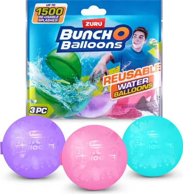 Obrázek produktu pro Bunch O Balloons 56592, Vodní balónky, Vícebarevný, 3 rok/roky, 3 kusů