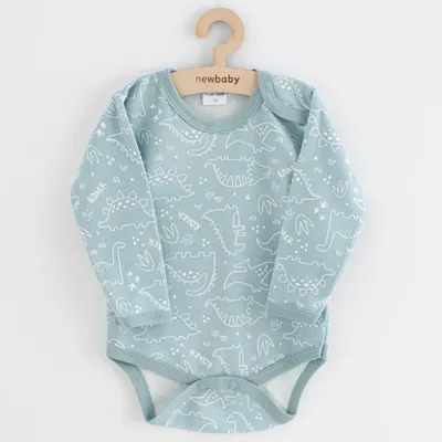Immagine prodotto di Body per neonati New Baby Classic II, dinosauro e menta, taglia 86 (12-18 mesi)