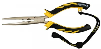 Produktbild von Spro Angelzange - Lange Spitzzange 23cm gebogen (Lösezange, Cutter, Klemmhülsenzange)