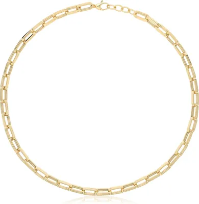 Produktbild von Wunderschöne 9 Karat (375) Gold Damen - Halskette - 46cm*6mm, 15 Gramm; TRS37121