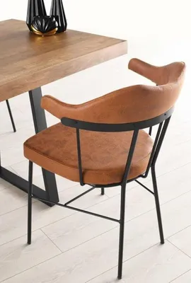 Produktbild von Essecke Komplette Esszimmer Tisch Esstisch Stühle 5tlg Braun Holztisch