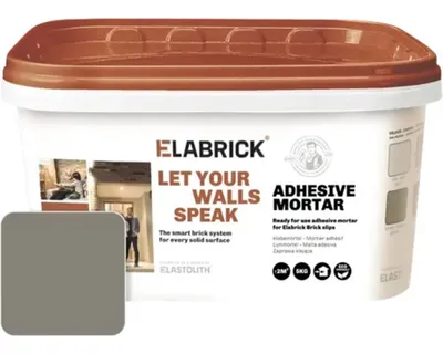 Produktbild von Elabrick Klebemörtel zementgrau 5 kg