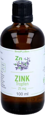 Produktbild von Zink Tropfen 25 mg, 100 ml TEI
