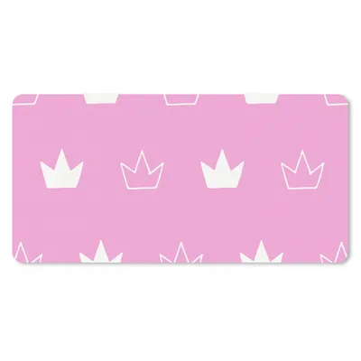 Produktbild von MuchoWow® Mauspad Mousepad Schnittmuster - Mädchen - Krone - Kinder 60x30 cm - Mousepads - Maus Mat - Pad - Mausunterlage - Nachhaltig