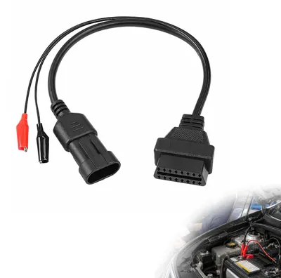 Obrázok produktu pre Adaptér OBD2 s 3 pinmi na diagnostický kábel s 16 pinmi