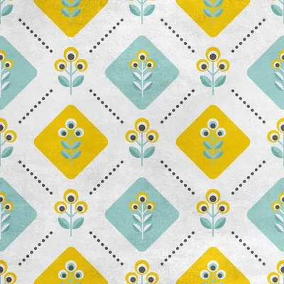 Produktbild von Royal Samt Stoff Polyester Zum Nähen - Motiv abstrakte blumen, skandinavisch