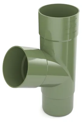 Produktbild von BRYZA Abzweigrohr aus Kunststoff Ø 63 mm, Grün RAL 6020