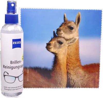 Image de Chiffon en microfibre "Lamas" taille 18,5*18,5 cm de La Kelnet