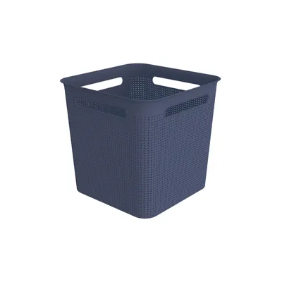 Obrázek produktu pro Krabice čtvercová 18 l BRISEN, barva:Iris tmavě modrá ged.
