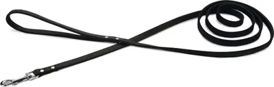 Immagine prodotto di Beeztees - Guinzaglio per cani - rivettato - nero - 200x12 cm