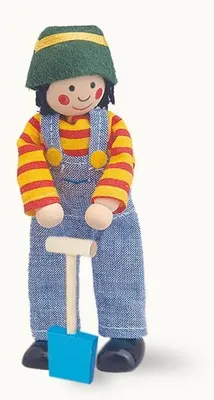 Produktbild von Puppe Pappa im Gärtnerlook